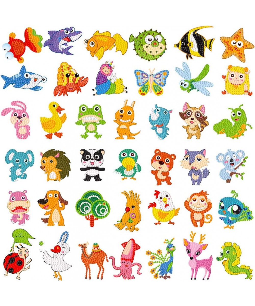 40 Pcs Diamond Painting Stickers for Kids Animal 5D Diamond Painting Kits for Kids $21.63 Kids' Stickers