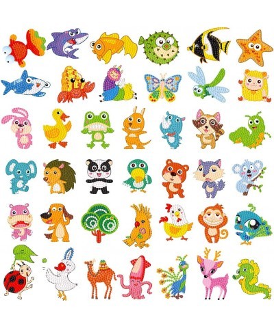 40 Pcs Diamond Painting Stickers for Kids Animal 5D Diamond Painting Kits for Kids $21.63 Kids' Stickers