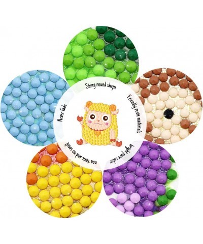 40 Pcs Diamond Painting Stickers for Kids Animal 5D Diamond Painting Kits for Kids $21.63 Kids' Stickers