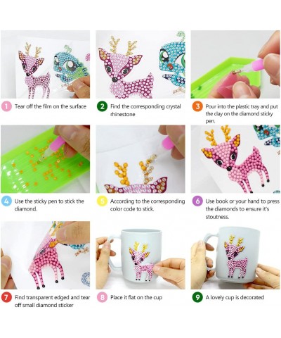 40 Pcs Diamond Painting Stickers for Kids Animal 5D Diamond Painting Kits for Kids $21.63 Kids' Stickers