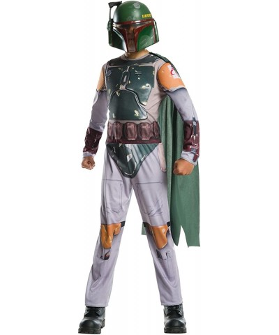 Kids Boba Fett Costume with Helmet Mandalorian TV Series Bounty Hunter Halloween Cosplay Fancy Dress $60.13 Kids' Costumes