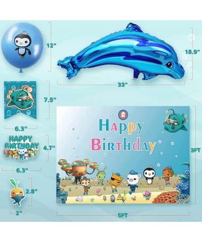 Octonauts Birthday Party Supplies Octonauts party supplies Include Birthday Banner Cake Toppers Balloons Foil Balloons Octona...