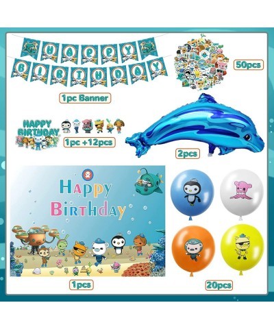 Octonauts Birthday Party Supplies Octonauts party supplies Include Birthday Banner Cake Toppers Balloons Foil Balloons Octona...