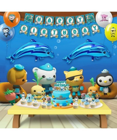 Octonauts Birthday Party Supplies Octonauts party supplies Include Birthday Banner Cake Toppers Balloons Foil Balloons Octona...