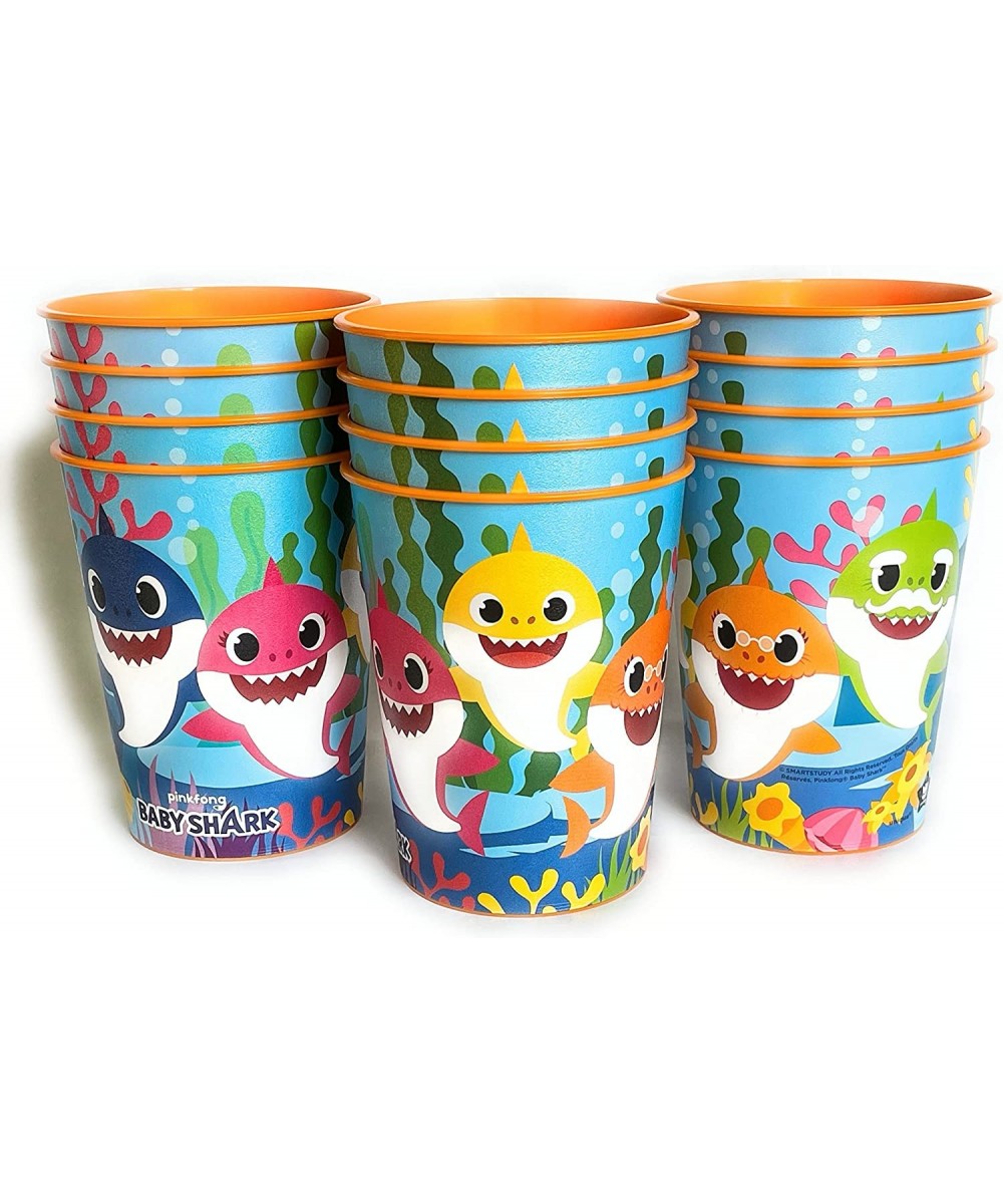 Unique Industries Baby Shark Plastic Favor Cups Party Favor - 16oz - 12 Units $44.91 Kids' Party Tableware