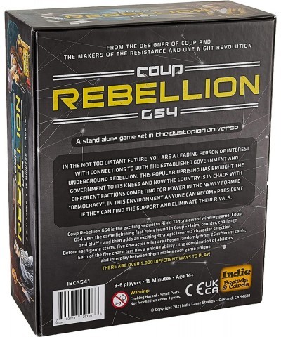 Coup Rebellion G54 Card Game $51.34 Card Games