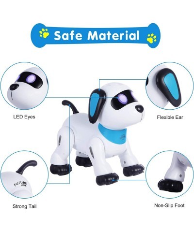 Remote Control Robot Dog Toy Programmable Interactive & Smart Dancing Robots for Kids 5 and up RC Stunt Toy Dog with Sound LE...