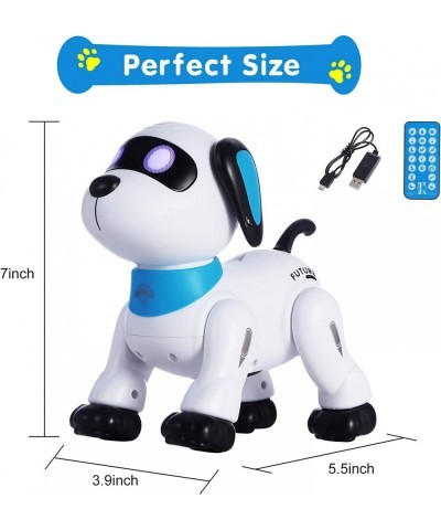 Remote Control Robot Dog Toy Programmable Interactive & Smart Dancing Robots for Kids 5 and up RC Stunt Toy Dog with Sound LE...