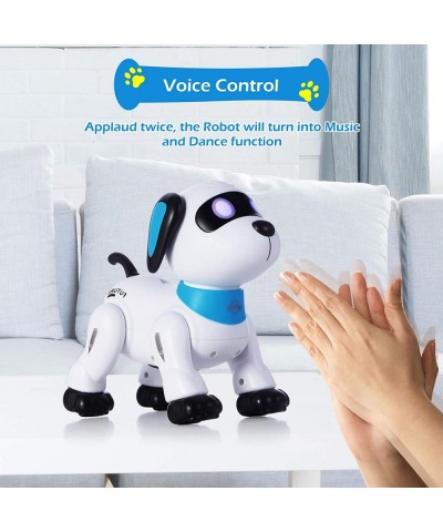 Remote Control Robot Dog Toy Programmable Interactive & Smart Dancing Robots for Kids 5 and up RC Stunt Toy Dog with Sound LE...