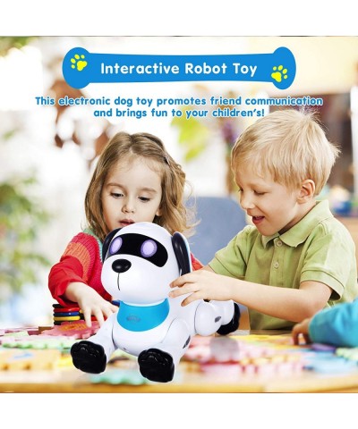 Remote Control Robot Dog Toy Programmable Interactive & Smart Dancing Robots for Kids 5 and up RC Stunt Toy Dog with Sound LE...