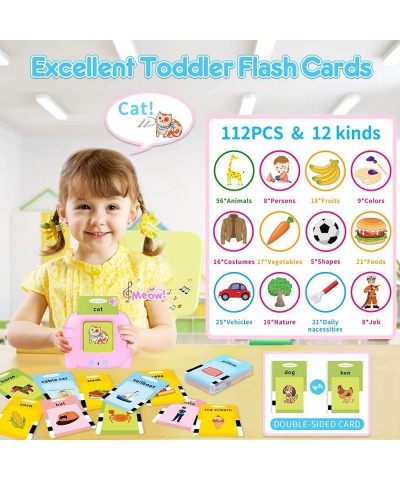 Toddler Flash Cards Baby Learning Toys Educational Toys for 2 3 4 5 6 Year Old Kid Boy Girl Preschool Learning Resource with ...