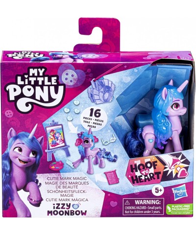 My Little Pony: Make Your Mark Toy Cutie Mark Magic Izzy Moonbow - 3-Inch Hoof to Heart Pony with Surprise Accessories Kids A...