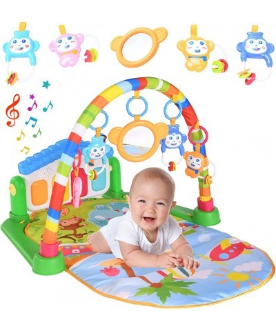 Baby Gym Play Mats for Infants Tummy Time Mat Kick and Play Piano Gym Activity Mat Baby Play Gym Musical Toys 0 3 6 12 Months...