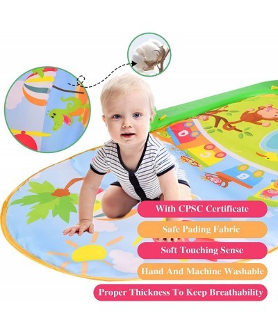 Baby Gym Play Mats for Infants Tummy Time Mat Kick and Play Piano Gym Activity Mat Baby Play Gym Musical Toys 0 3 6 12 Months...