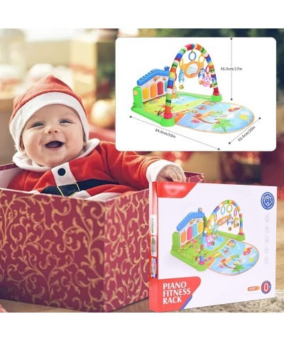 Baby Gym Play Mats for Infants Tummy Time Mat Kick and Play Piano Gym Activity Mat Baby Play Gym Musical Toys 0 3 6 12 Months...