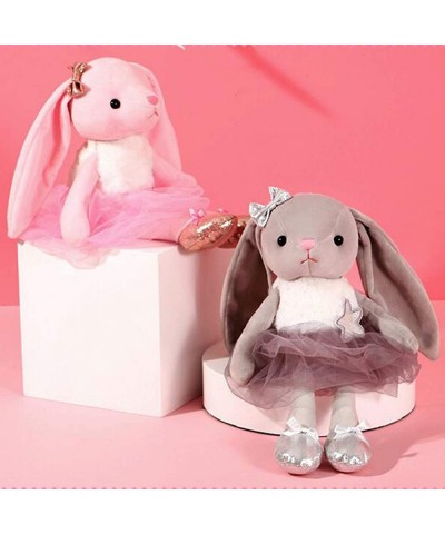 Ballerina Dolls Plush Bunny Rabbit Soft Toys Ballet Dance Recital Gifts for Girls Gray 15.5 Inches $28.05 Stuffed Animals & T...