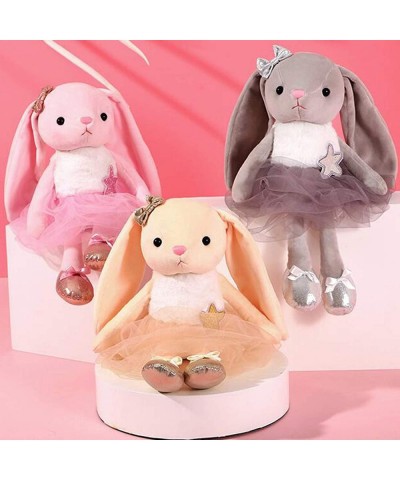 Ballerina Dolls Plush Bunny Rabbit Soft Toys Ballet Dance Recital Gifts for Girls Gray 15.5 Inches $28.05 Stuffed Animals & T...