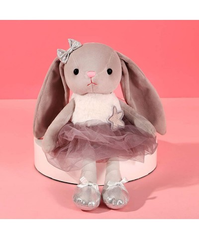 Ballerina Dolls Plush Bunny Rabbit Soft Toys Ballet Dance Recital Gifts for Girls Gray 15.5 Inches $28.05 Stuffed Animals & T...