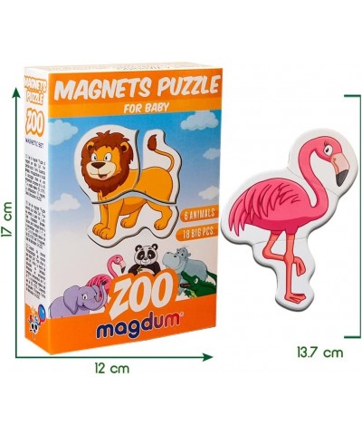 Zoo Magnetic Puzzles for Kids Ages 3-5 - Toddler Puzzle - Travel Toys for Kids Ages 3-5 - Magnetic Travel Games Baby Puzzle K...