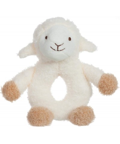 Baby Lovey Lamb Soft Rattle Toy Plush Stuffed Animal for Newborn Soft Hand Grip Shaker Over 0 Months (Cream Lamb 6 Inches) $2...