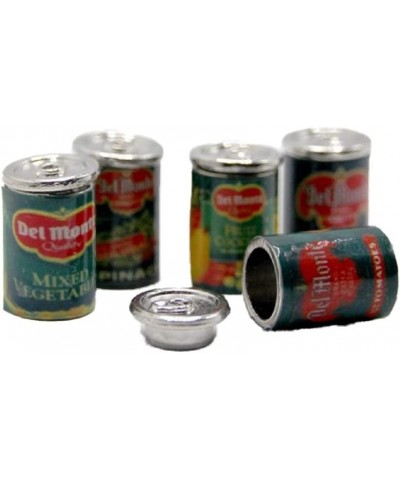 Dollhouse 5 Food Cans Mixed Grocery Tins Miniature Shop Kitchen Accessory Set $26.27 Dollhouse Accessories