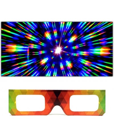 Paper Cardboard Diffraction Glasses – Geometric Rainbow (20 Pack) Unique Party Favors for Kids $33.67 Prisms & Kaleidoscopes