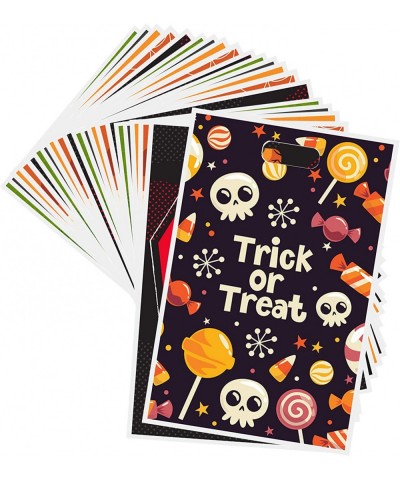 72 Halloween Goodie Bags 11"x17" for Trick-or-Treat Halloween Plastic Candy Bags for Halloween Party Favors Snacks Event Part...