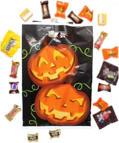 72 Halloween Goodie Bags 11"x17" for Trick-or-Treat Halloween Plastic Candy Bags for Halloween Party Favors Snacks Event Part...