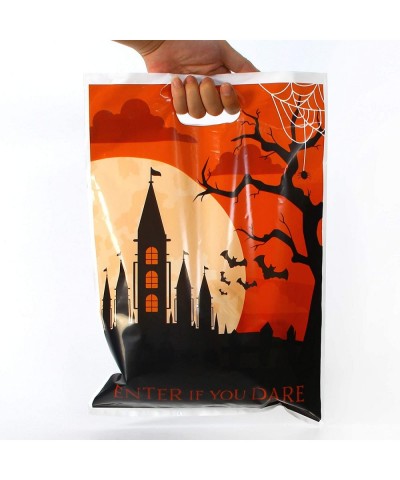 72 Halloween Goodie Bags 11"x17" for Trick-or-Treat Halloween Plastic Candy Bags for Halloween Party Favors Snacks Event Part...