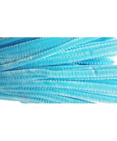 Super Fuzzy Chenille Stems Pipe Cleaners Pack of 100 (Light Blue) $16.55 Craft Pipe Cleaners