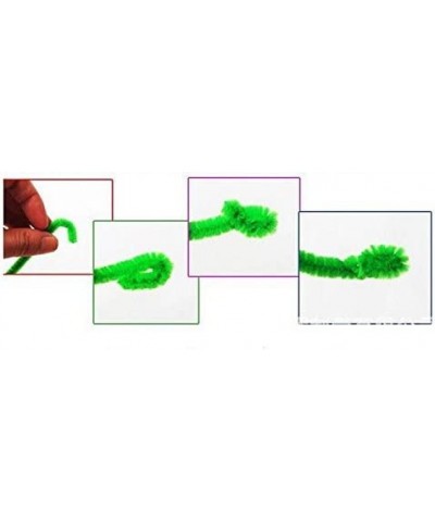 Super Fuzzy Chenille Stems Pipe Cleaners Pack of 100 (Light Blue) $16.55 Craft Pipe Cleaners