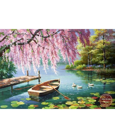 Willow Spring Beauty Jigsaw Puzzle (500 Piece) Brown (3573) $22.85 Jigsaw Puzzles