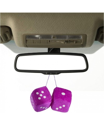 Purple Fuzzy Dice - Hanging Car Mirror Dice - 50's Retro Dice $22.54 Game Accessories