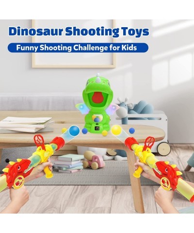 Dinosaur Shooting Toys for Kids Target Shooting Games with 2 Air Toy Guns and 32 Foam Balls Shooting Target with LCD & Sound ...