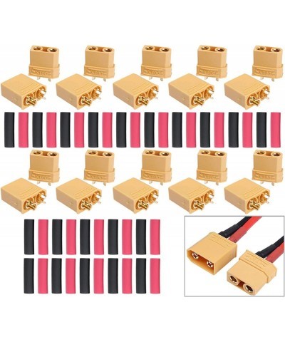 10 Pairs XT90 Connectors Male Female High-Amp Power Plugs with Heat Shrink Tubing for RC Lipo Batteries Pack Motor $25.44 Hob...