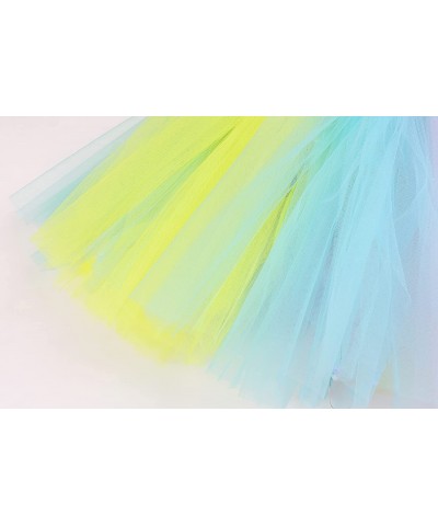 Girl Unicorn Costume Rainbow Tutu Dress Princess Birthday Party Gifts Halloween with Headband Wings $19.52 Kids' Costumes