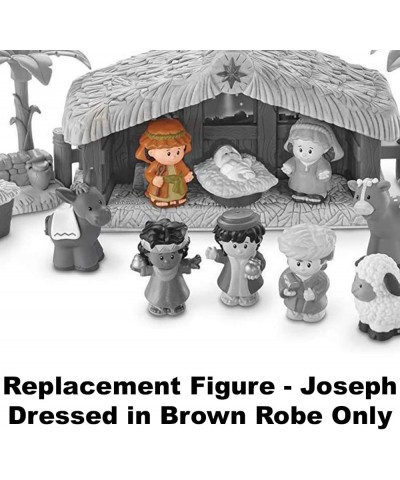 Replacement Part for Nativity Set - Fisher-Price Little People Nativity Set J2404 ~ 1 Replacement Figure - Joseph Dressed in ...