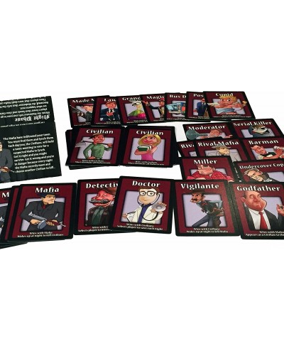 Mafia The Party Game – Mafia Game of Lying Bluffing Deceit –38 Role Cards Mafia Card Game for Adults and Teens – Interactive ...