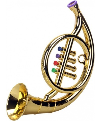 Musical Toy 4 Notes Metallic Props Simulation Instruments French Horn for Ages 3+ Gold $41.32 Kids' Musical Instruments