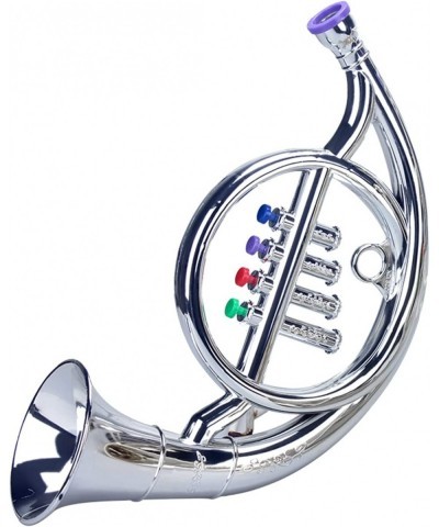 Musical Toy 4 Notes Metallic Props Simulation Instruments French Horn for Ages 3+ Gold $41.32 Kids' Musical Instruments