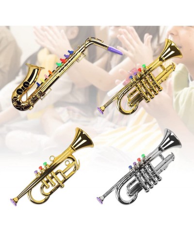 Musical Toy 4 Notes Metallic Props Simulation Instruments French Horn for Ages 3+ Gold $41.32 Kids' Musical Instruments