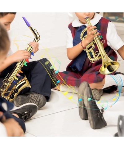 Musical Toy 4 Notes Metallic Props Simulation Instruments French Horn for Ages 3+ Gold $41.32 Kids' Musical Instruments