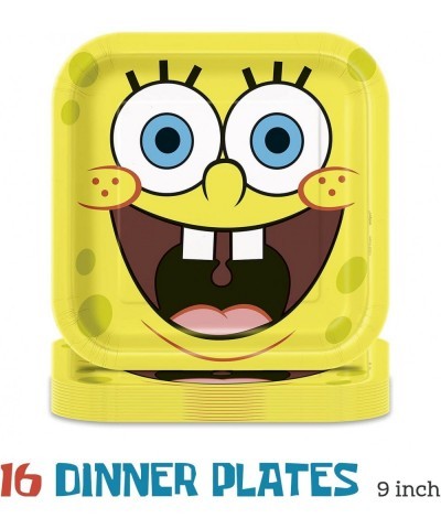 SpongeBob Party Supplies | SpongeBob Party Decorations | Includes Dinner SpongeBob Plates Dessert Plates Napkins Tablecloth a...