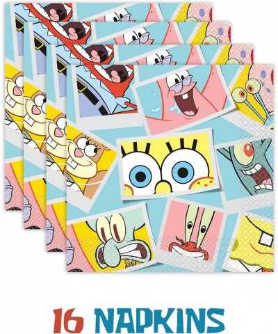 SpongeBob Party Supplies | SpongeBob Party Decorations | Includes Dinner SpongeBob Plates Dessert Plates Napkins Tablecloth a...