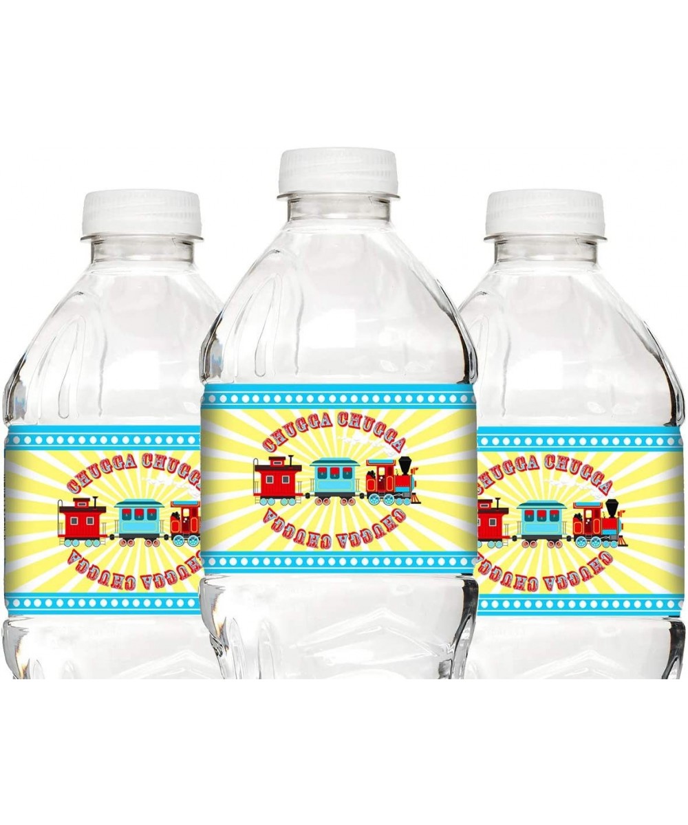 Train Party Bottle Wraps - 20 Train Water Bottle Labels - Train Party Decorations - Train Party Supplies - Bottle $18.05 Kids...