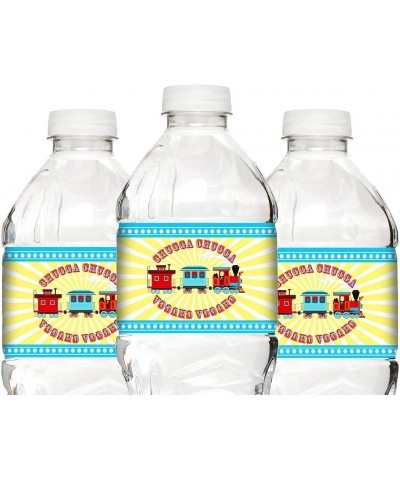 Train Party Bottle Wraps - 20 Train Water Bottle Labels - Train Party Decorations - Train Party Supplies - Bottle $18.05 Kids...