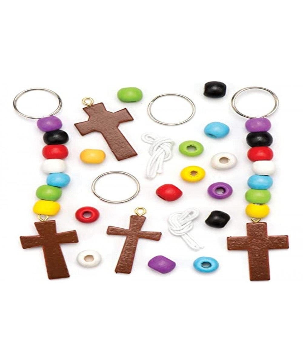 AR114 Colors of Faith Keyring Kits - Pack of 4 For Kids Perfect For Sunday School Supplies and Arts and Crafts $17.69 Kids' D...