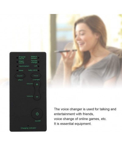 Mini Voice Changer Device Handheld Voice Changer Sound Card with 7 Sound Effects Portable Male to Female Sound Effects Machin...