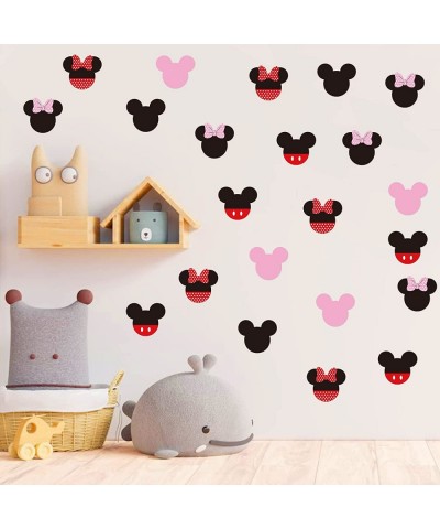 500Pcs Mouse Head Stickers 2.36 x 2.16 Inch Big Size PVC Mouse Stickers Labels Gift Tags for Kids Mouse Themed Birthday Party...