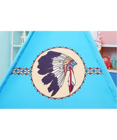 Apache Turquoise Teepee Tent Kids Indoor Playhouse Children Outdoor Play Castle Toy Tipi with Wooden Poles $51.84 Kids' Play ...